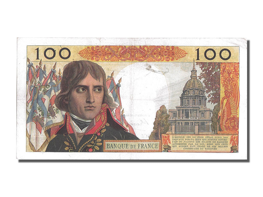 France, 100 Nouveaux Francs, 100 NF 1959-1964 ''Bonaparte'', 1963, KM #144a,...
