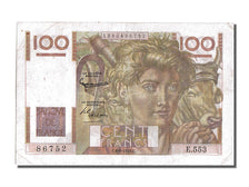 France, 100 Francs, 100 F 1945-1954 ''Jeune Paysan'', 1953, KM #128e,...