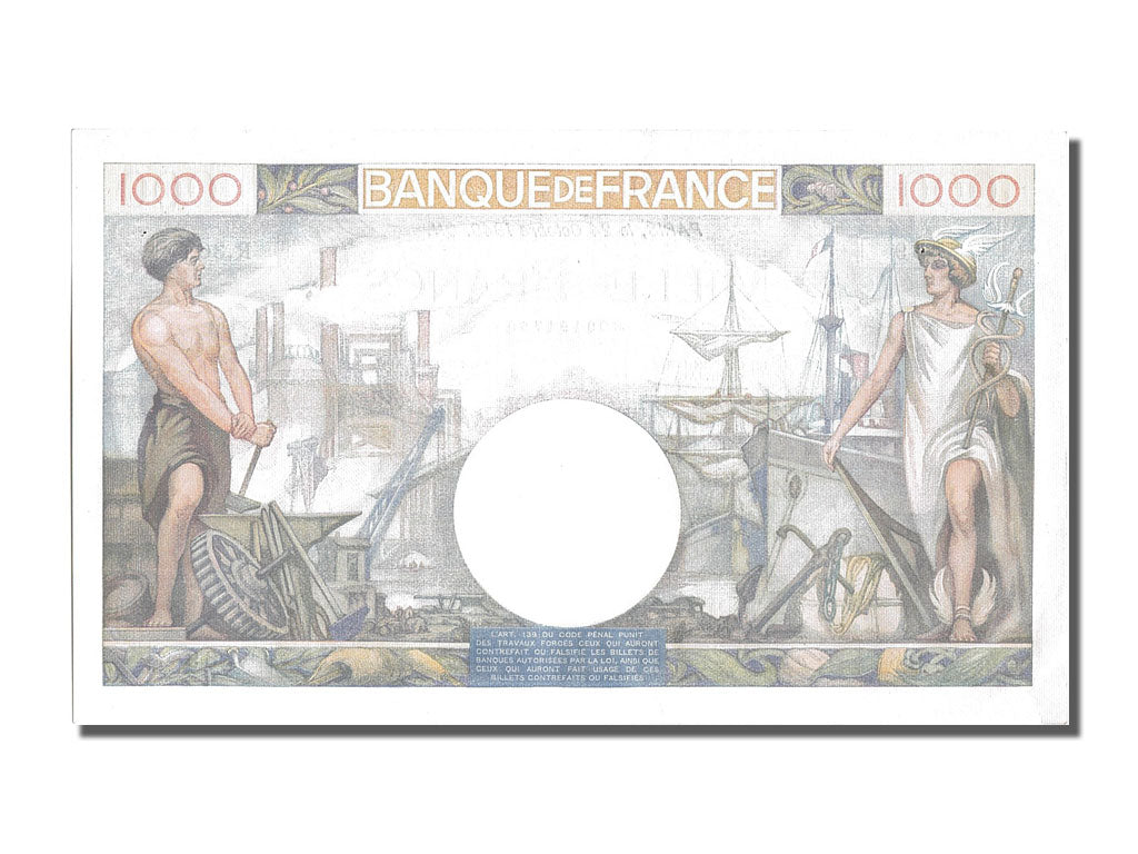 1000 Francs type Commerce et Industrie