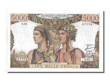 Biljet, Frankrijk, 5000 Francs, 5 000 F 1949-1957 ''Terre et Mer'', 1951