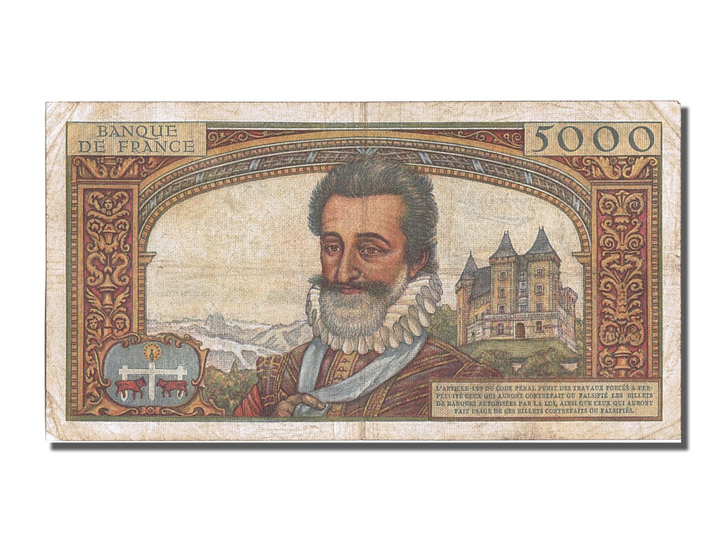5000 Francs type Henri IV
