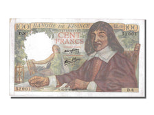 FRANCE, 100 Francs, 100 F 1942-1944 ''Descartes'', 1942, 1942-05-15, AU(55-58),.