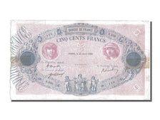 Francia, 500 Francs, 500 F 1888-1940 ''Bleu et Rose'', 1920, KM:66h, 1920-04-...