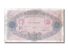 France, 500 Francs, 500 F 1888-1940 ''Bleu et Rose'', 1913, KM #66g,...