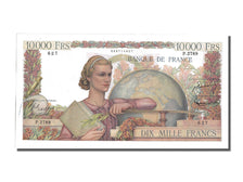 France, 10,000 Francs, 10 000 F 1945-1956 ''Génie Français'', 1952, KM #132d, 19