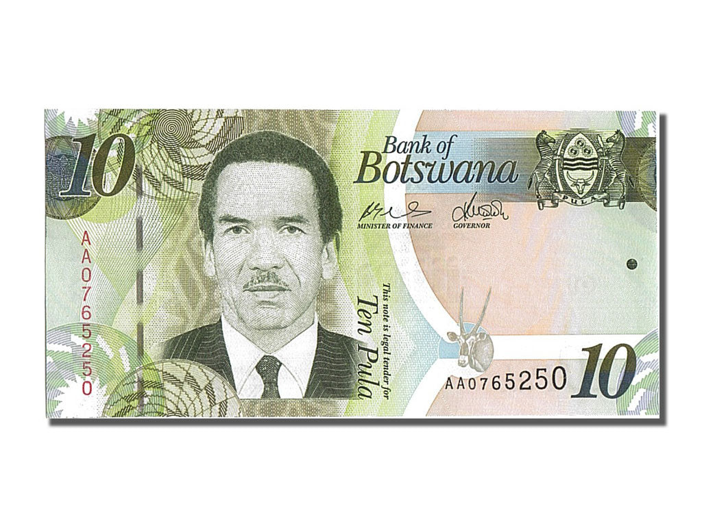Botswana, 10 Pula, 2009, KM #30a, UNC(65-70), AA0765250