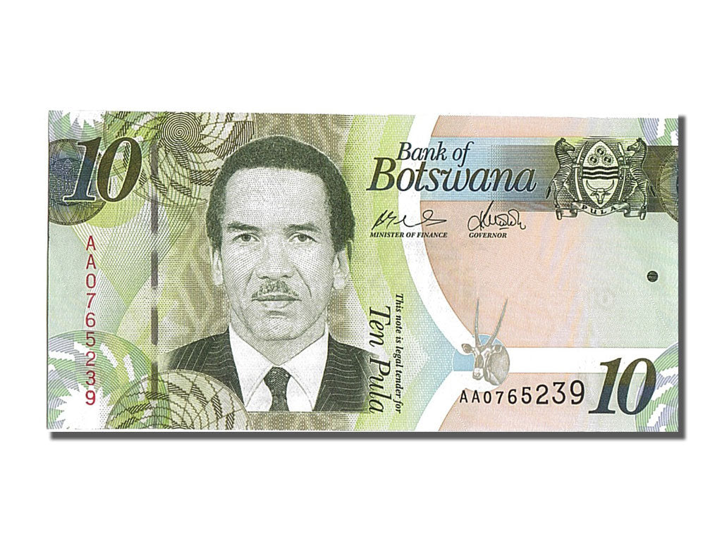 Botswana, 10 Pula, 2009, KM #30a, UNC(65-70), AA0765239