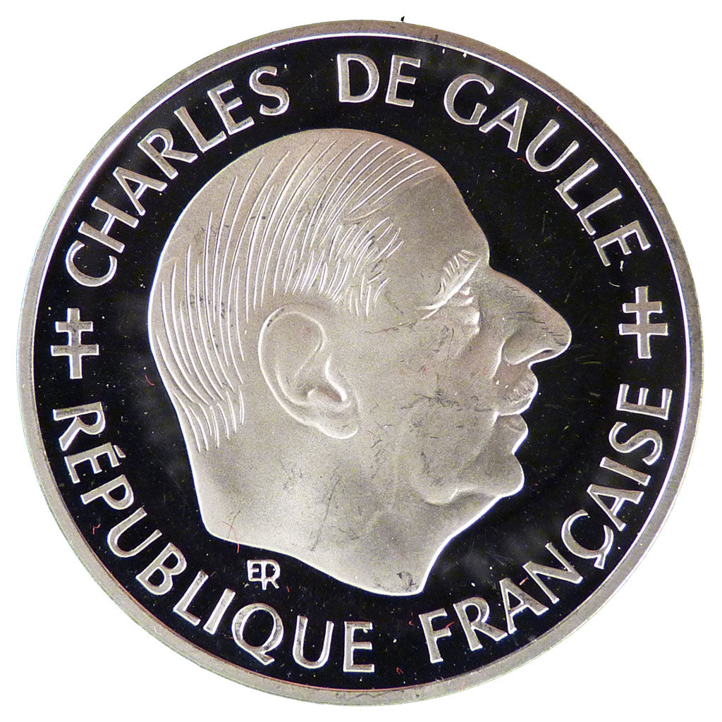 FRANCE, 1 Franc, 1988, MS(65-70), Silver, 37, Gadoury #476, 22.20