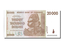 Zimbabwe, 20,000 Dollars, 2008, KM #73a, AU(55-58), AB4082000