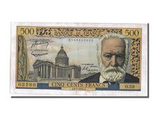 France, 500 Francs, 500 F 1954-1958 ''Victor Hugo'', 1955, KM #133a,...