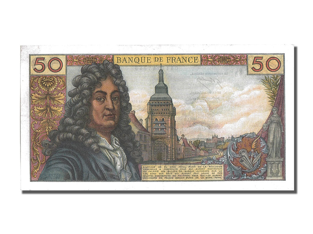 France, 50 Francs, 50 F 1962-1976 ''Racine'', 1974, KM #148d, 1974-09-05,...