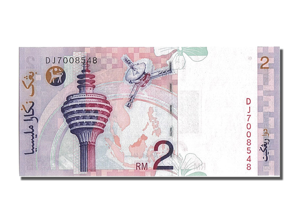 Malaysia, 2 Ringgit, KM #40c, UNC(65-70), DJ7008548