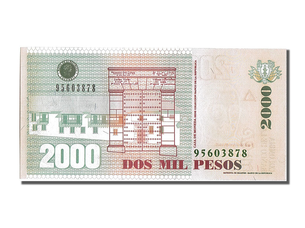 Billet, Colombie, 2000 Pesos, 2005, NEUF