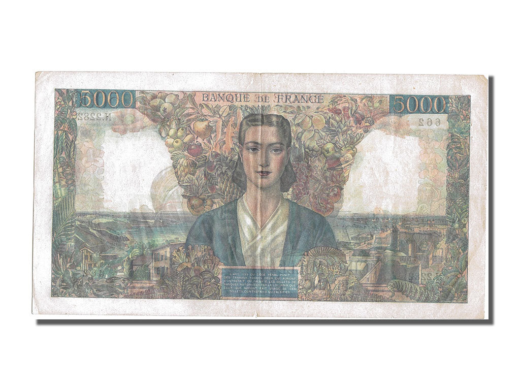 France, 5000 Francs, 5 000 F 1942-1947 ''Empire Français'', 1946, KM #103c, 1...