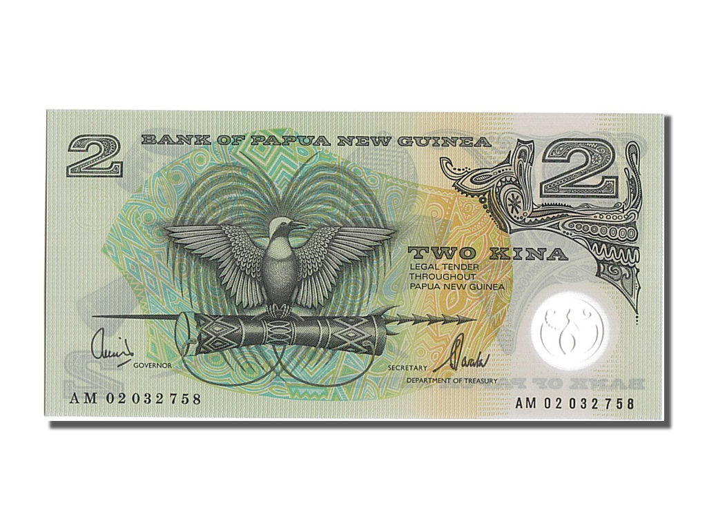 Banknote, Papua New Guinea, 2 Kina, 1991, UNC(65-70)