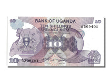 Billet, Uganda, 10 Shillings, 1982, NEUF
