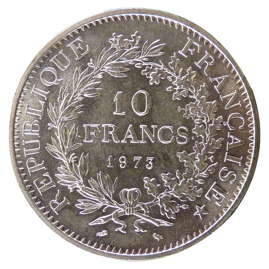 Francia, Hercule, 10 Francs, 1973, SPL, Argento, Gadoury:813