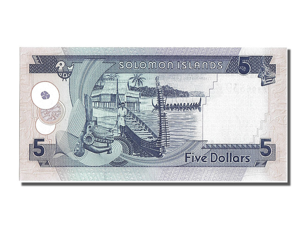 Geldschein, Salomonen, 5 Dollars, 2006, UNZ