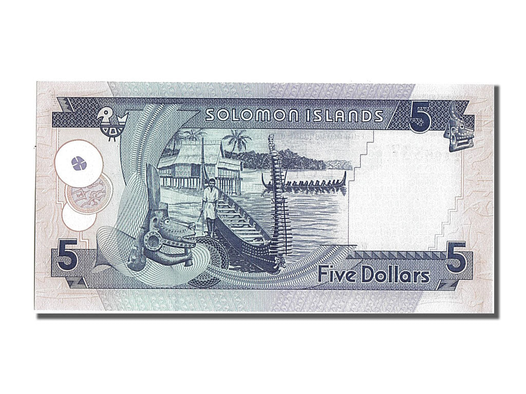Billet, Îles Salomon, 5 Dollars, 2006, NEUF