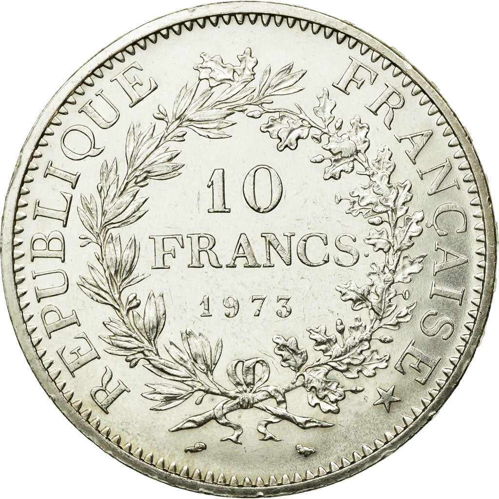 Moneta, Francia, Hercule, 10 Francs, 1973, Paris, SPL, Argento, KM:932