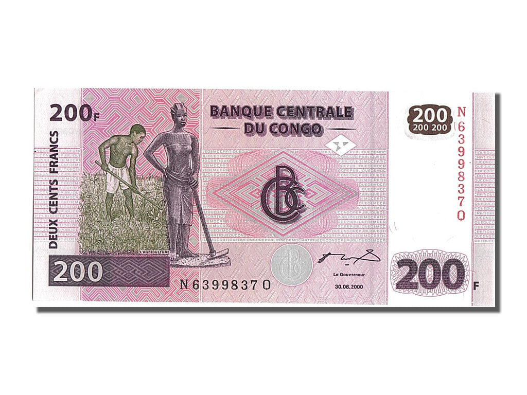 Repubblica Democratica del Congo, 200 Francs, 2000, 2000-06-30, FDS