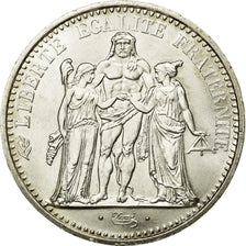 Moneta, Francja, Hercule, 10 Francs, 1973, MS(60-62), Srebro, Gadoury:813
