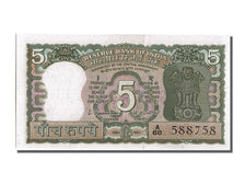 Billete, 5 Rupees, India, SC