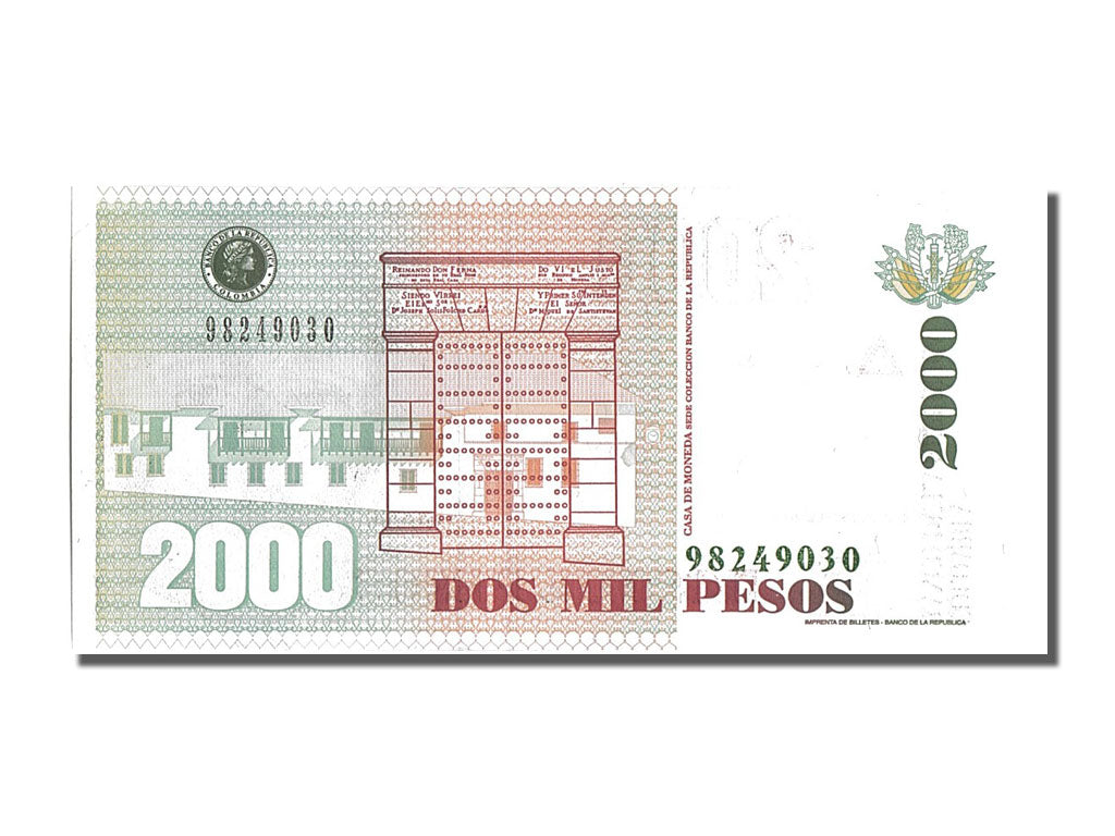 Geldschein, Kolumbien, 2000 Pesos, 2005, 2005-03-07, UNZ