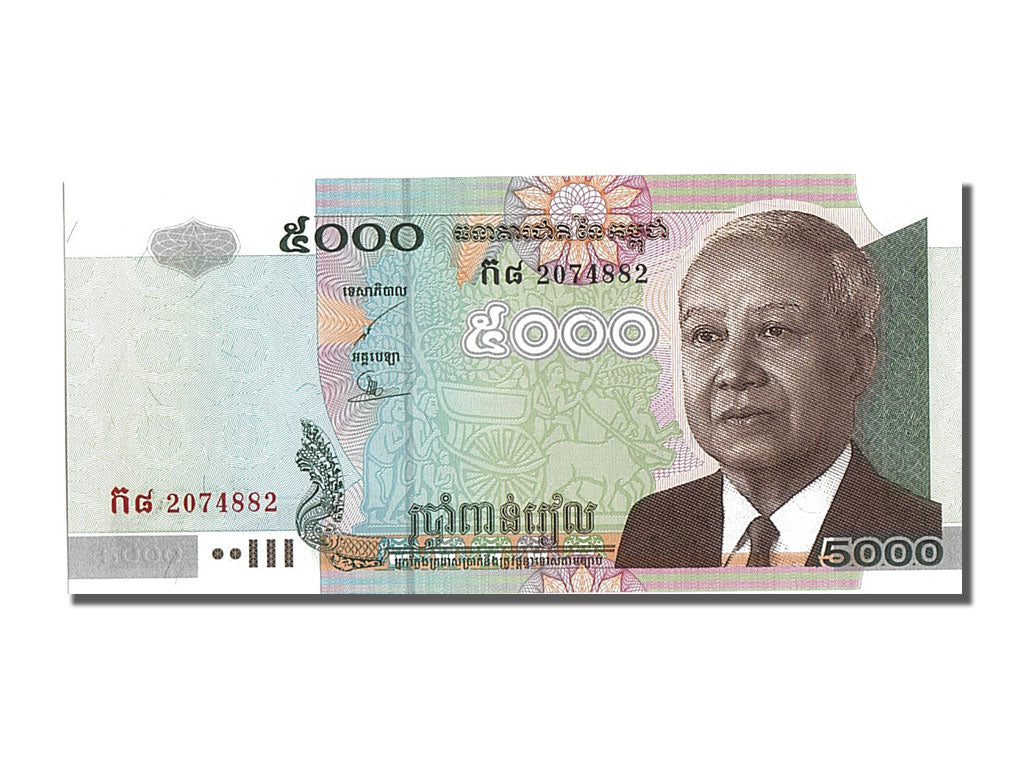 Billete, 5000 Riels, 2004, Camboya, UNC