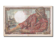 France, 20 Francs, 20 F 1942-1950 ''Pêcheur'', 1944, KM #100a, 1944-05-17, E...