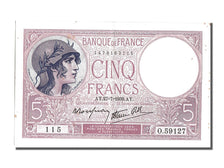 Geldschein, Frankreich, 5 Francs, 5 F 1917-1940 ''Violet'', 1939, 1939-07-27