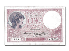 France, 5 Francs, 5 F 1917-1940 ''Violet'', 1939, KM #83, 1939-10-05,...