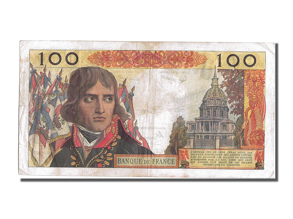 France, 100 Nouveaux Francs, 100 NF 1959-1964 ''Bonaparte'', 1960, KM #144a,...