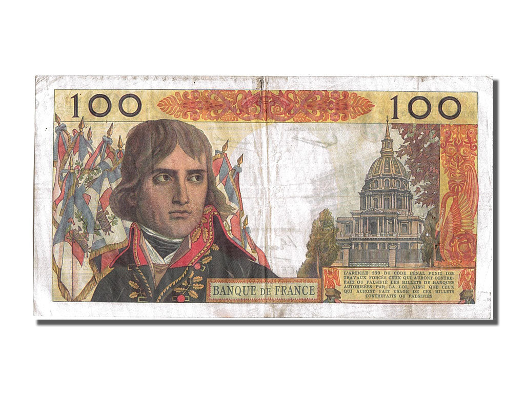 France, 100 Nouveaux Francs, 100 NF 1959-1964 ''Bonaparte'', 1963, KM #144a,...