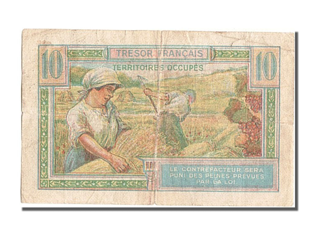 France, 50 Francs, 1947 French Treasury, 1947, KM #M8, EF(40-45), A 04656605,...