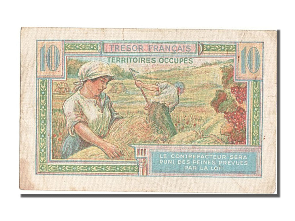 France, 50 Francs, 1947 French Treasury, 1947, KM #M8, AU(50-53), A 04015807,...