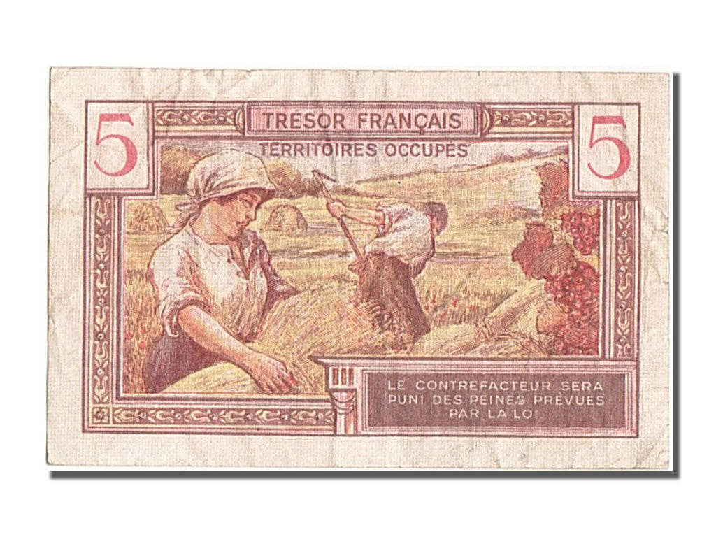 France, 10 Francs, 1947 French Treasury, 1947, KM #M7a, EF(40-45), A 03115423,..