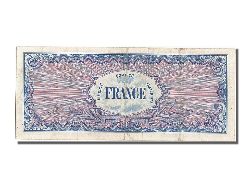 France, 100 Francs, 1945 Verso France, 1944, KM #123e, AU(50-53), 3992069010,...