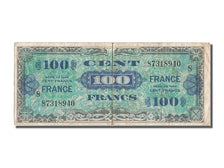 Francia, 100 Francs, 1945 Verso France, 1944, KM:123c, BB, Fayette:VF25.08