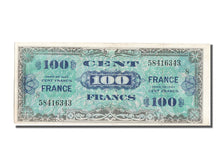 France, 100 Francs, 1945 Verso France, 1944, KM #123c, AU(50-53), 58416343,...