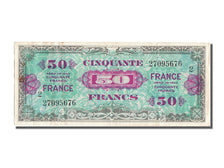 France, 50 Francs, 1945 Verso France, 1944, KM #122b, AU(50-53), 270956762,...