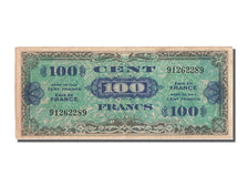 Geldschein, Frankreich, 100 Francs, 1944 Flag/France, 1944, VZ, Fayette:VF20.01