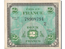 Geldschein, Frankreich, 2 Francs, 1944 Flag/France, 1944, UNZ-, Fayette:16.02
