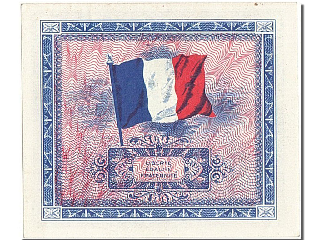 France, 2 Francs, 1944 Flag/France, 1944, KM #114a, UNC(63), 67107558, Fayette..