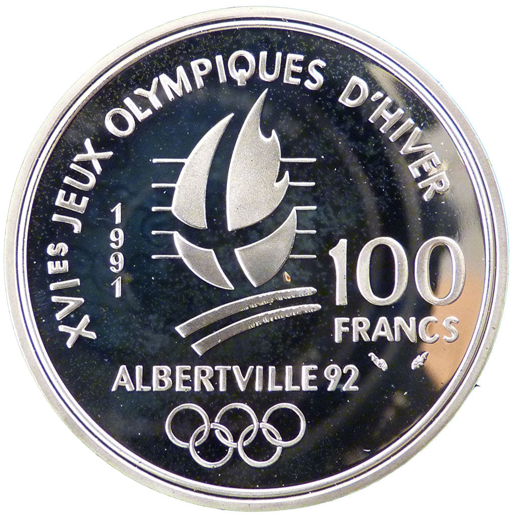 Francia, 100 Francs, 1991, FDC, Argento, Gadoury:14