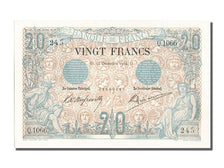 France, 20 Francs, 20 F 1874-1905 ''Noir'', 1904, KM #61b, 1904-12-14, UNC(63),.