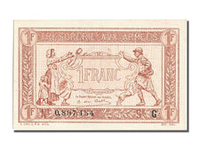 Francia, 1 Franc, 1917-1919 Army Treasury, 1917, KM:M2, FDS, Fayette:VF03.07