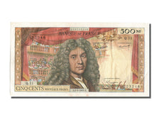 Banknote, France, 500 Nouveaux Francs, 500 NF 1959-1966 ''Molière'', 1963