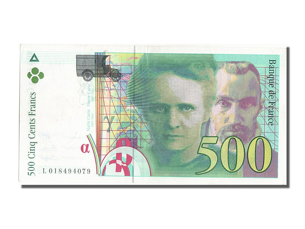 France, 500 Francs, 500 F 1994-2000 ''Pierre et Marie Curie'', 1994, KM #160a,..