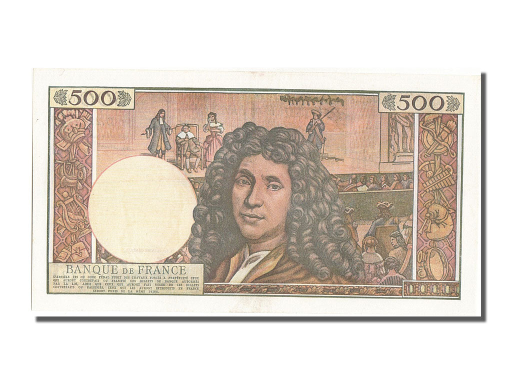 France, 500 Nouveaux Francs, 500 NF 1959-1966 ''Molière'', 1966, KM #145s, 1...